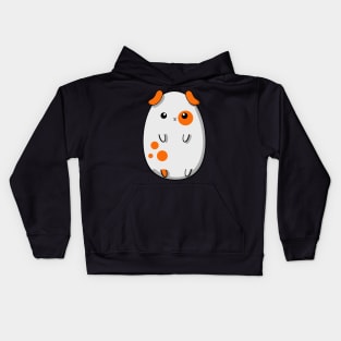 Cute guinea pig with orange and white fur, kawaii guinea pig, guinea pig, Kids Hoodie